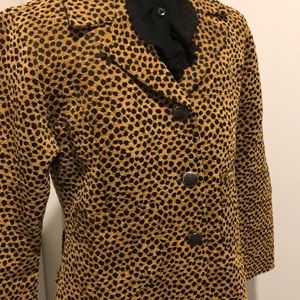 An Indian Summer animal patterned blazer